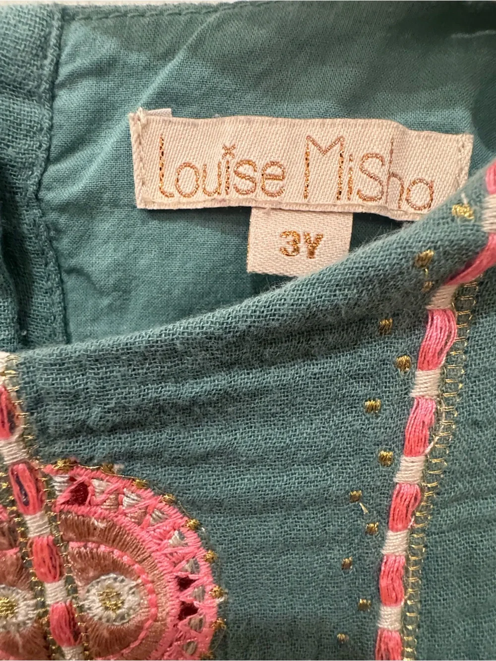 Louise Misha teal green